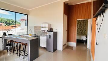 Familienapartment, Mehrere Betten, Nichtraucher | Wohnbereich