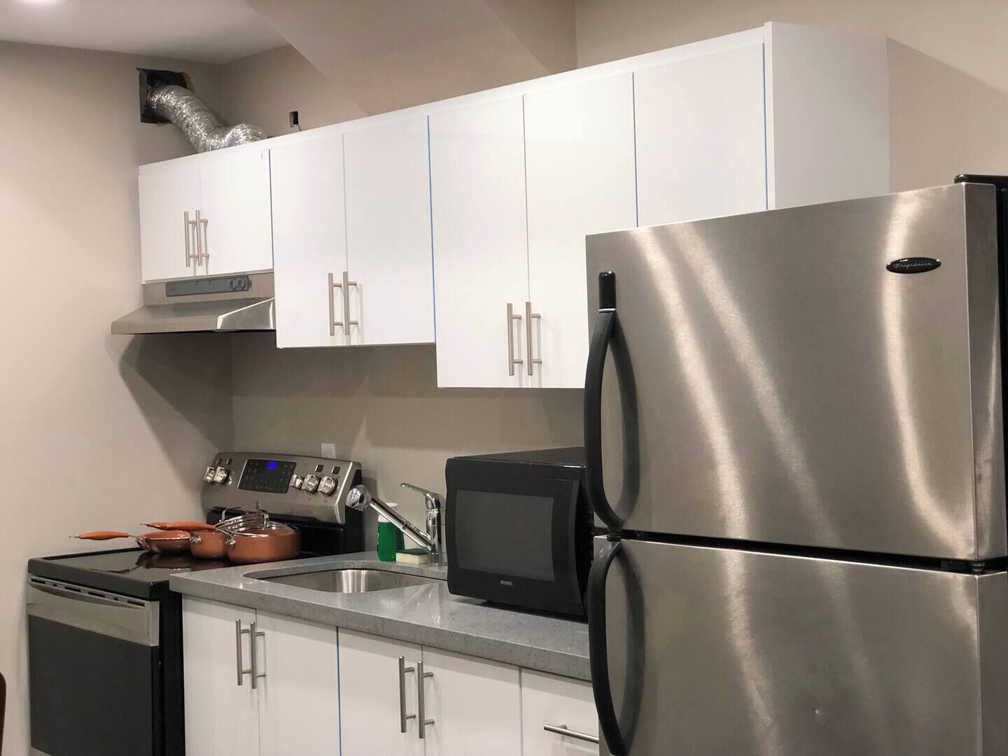 Microwave, oven, stovetop