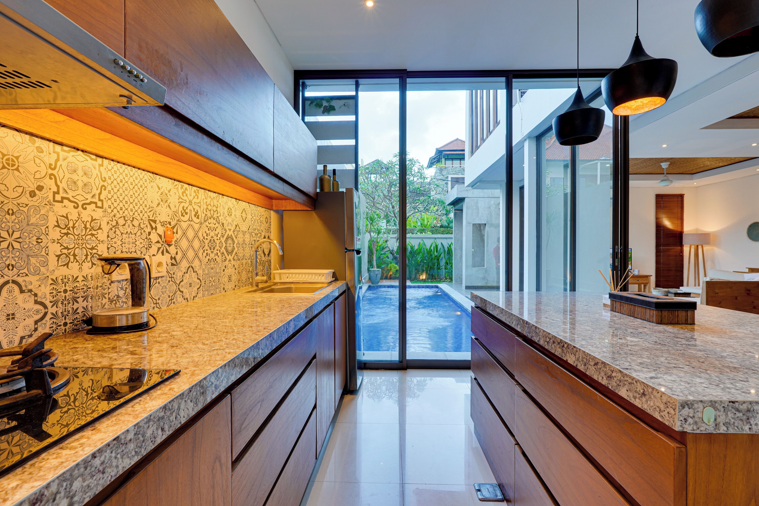 Biệt thự, quang cảnh hồ bơi | Bếp riêng | Ấm điện 