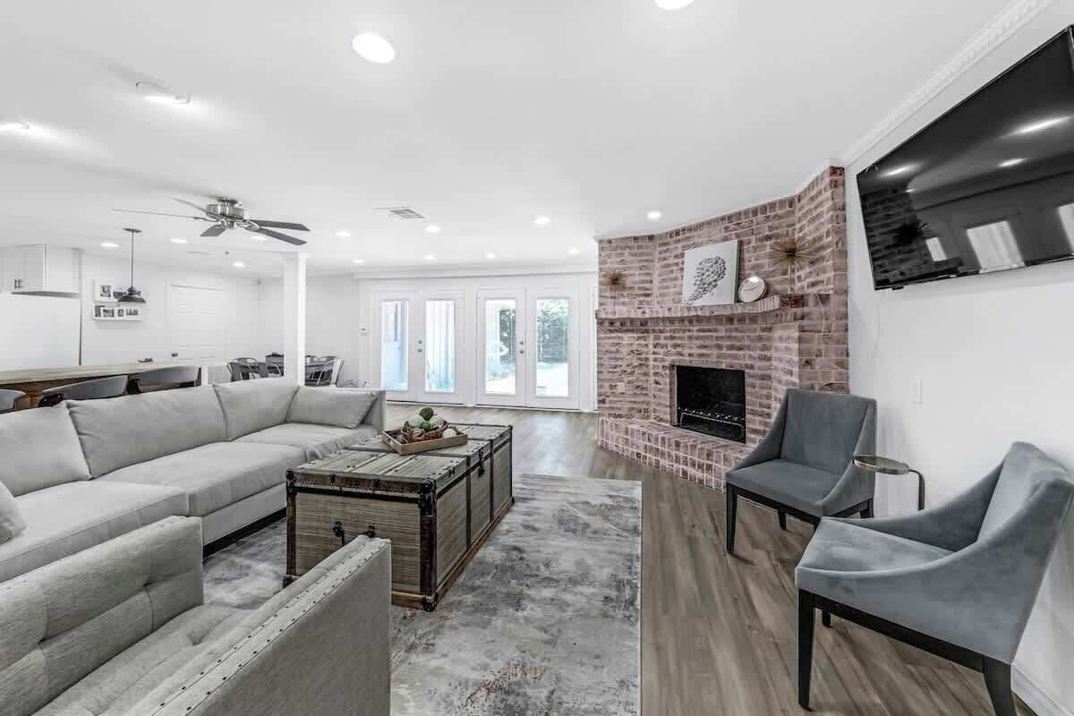 電視、壁爐、 辦公室