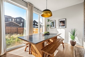 Dining - 7 BR Luxury Home » Central AC » 100` Projector (Calgary)