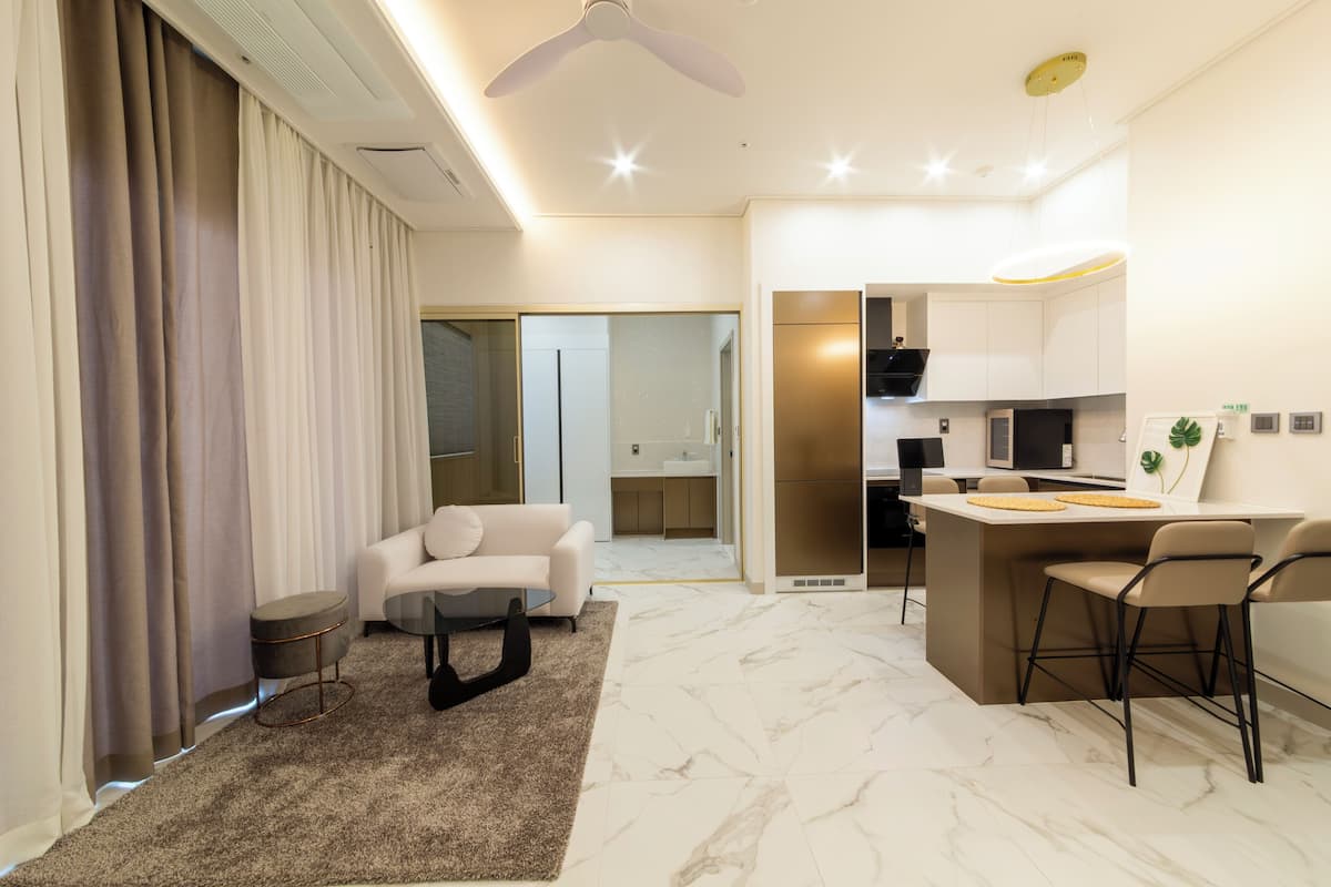 City view Family Suite | Wi-Fi gratuit, draps fournis