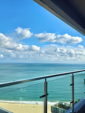 Vue sur la plage/l’océan