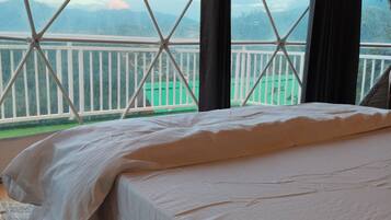 Comfort Tent, 1 Double Bed, Valley View | Iron/ironing board, rollaway beds, free WiFi, bed sheets