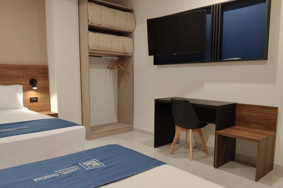 Comfort Double Room | Desk, laptop workspace, blackout drapes, free WiFi