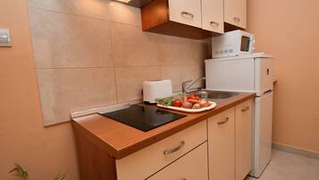 Căn hộ (Two Bedroom Apartment with Terrace) | Bếp nhỏ riêng | Tủ lạnh