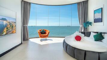 Villa Luxe, 4 chambres, vue océan, en front de plage | Draps en coton égyptien, literie de qualité supérieure