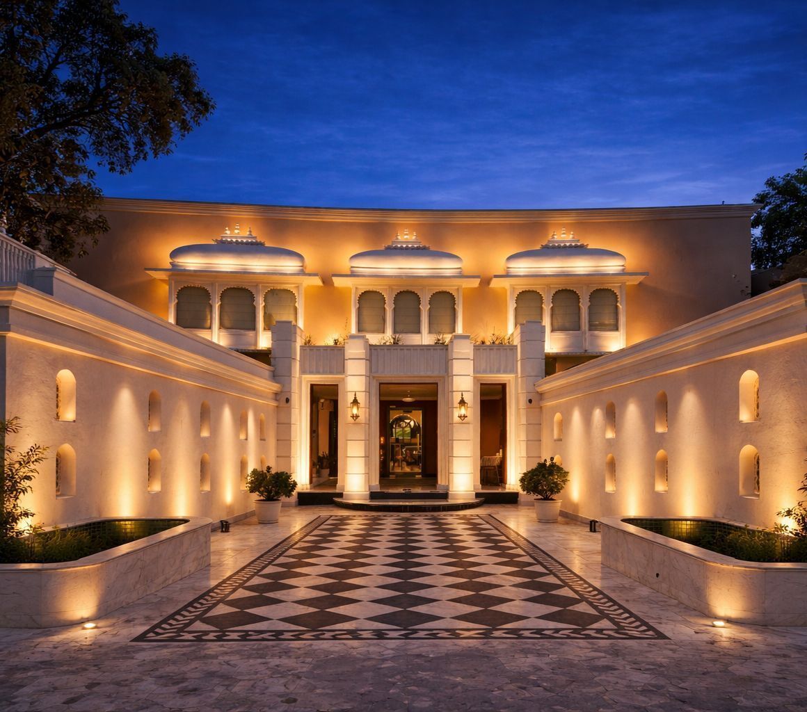 Entrée de l’hébergement