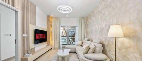 Standard-Apartment, Stadtblick | Wohnbereich