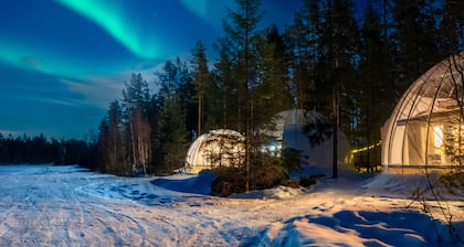 Ice and light village