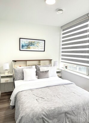 Iron/ironing board, WiFi, bed sheets
