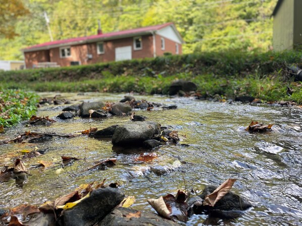 Exterior detail - Great location! Creekside Home near Mountain City, Laurel Bloomery, Damascus (Mountain City)