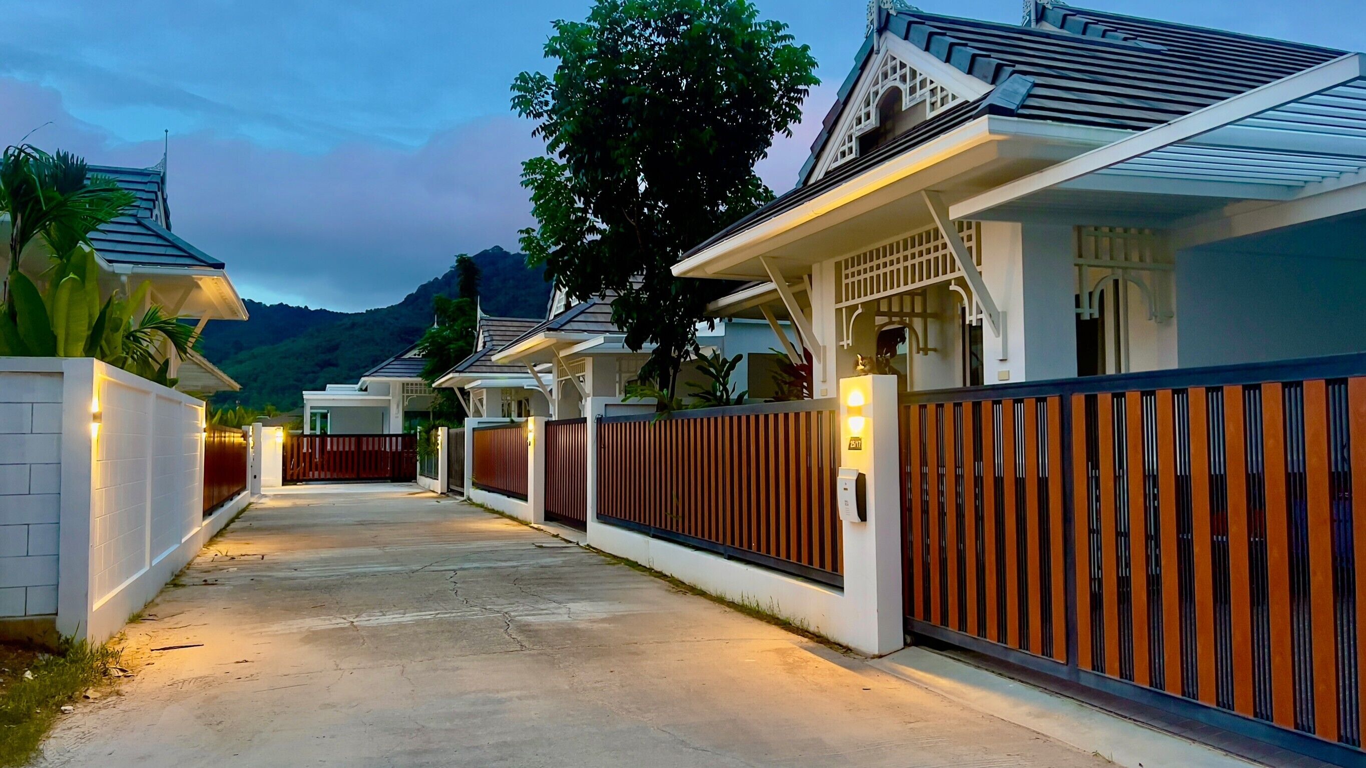 Fachada de la propiedad