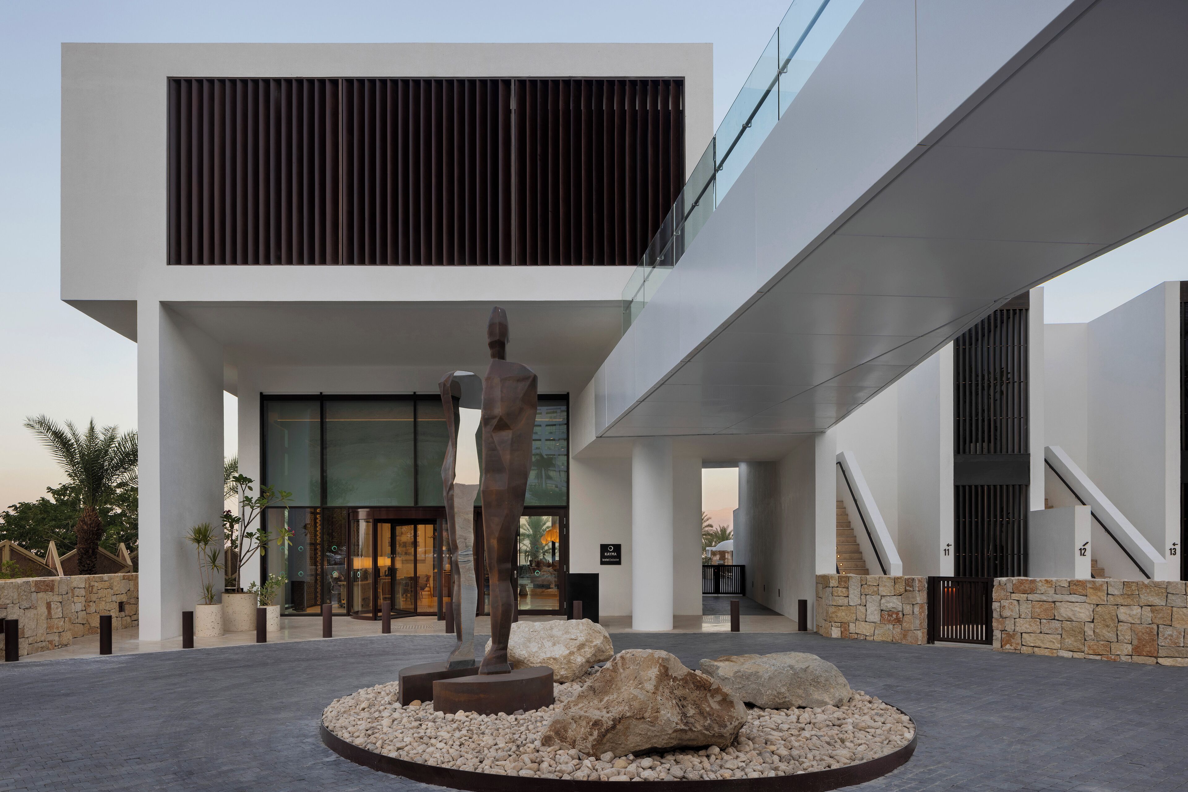 Entrada de la propiedad