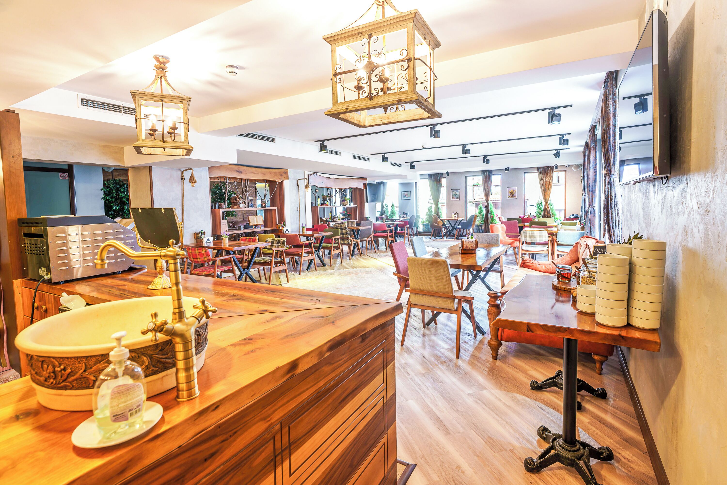 Sala de estar en el lobby