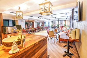 Sala de estar en el lobby