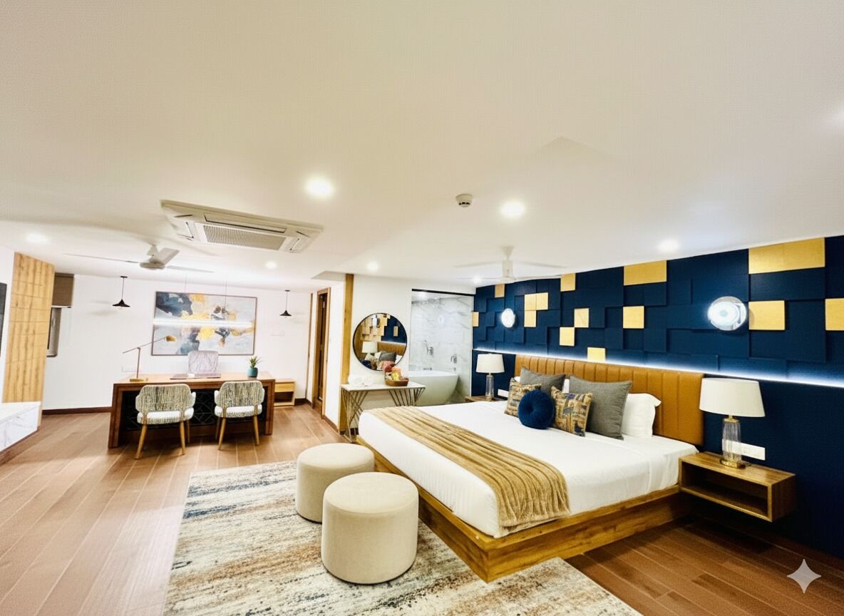 Junior Suite, City View | Egyptian cotton sheets, premium bedding, Select Comfort beds, desk