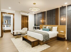 Presidential Suite, City View | Egyptian cotton sheets, premium bedding, Select Comfort beds, desk - HOTEL SIGNATURE BANJARA HILLS HYDERABAD (Hyderabad)