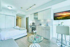 1 chambre, fer et planche à repasser, Wi-Fi, draps fournis