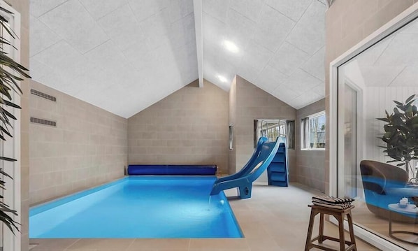 House | Pool | Indoor pool, outdoor pool - 5 Star Holiday Home in Idestrup (Idestrup)