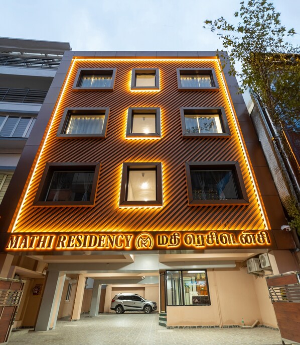 Fassade der Unterkunft