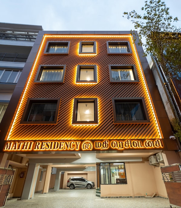 Fassade der Unterkunft