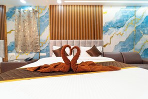 Family Triple Room | Premium bedding, down comforters, memory foam beds, laptop workspace - MATHI RESIDENCY (Chennai)