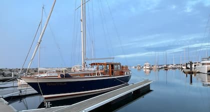 Romantic boat vacation
