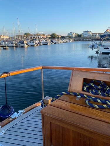 Romantic boat vacation