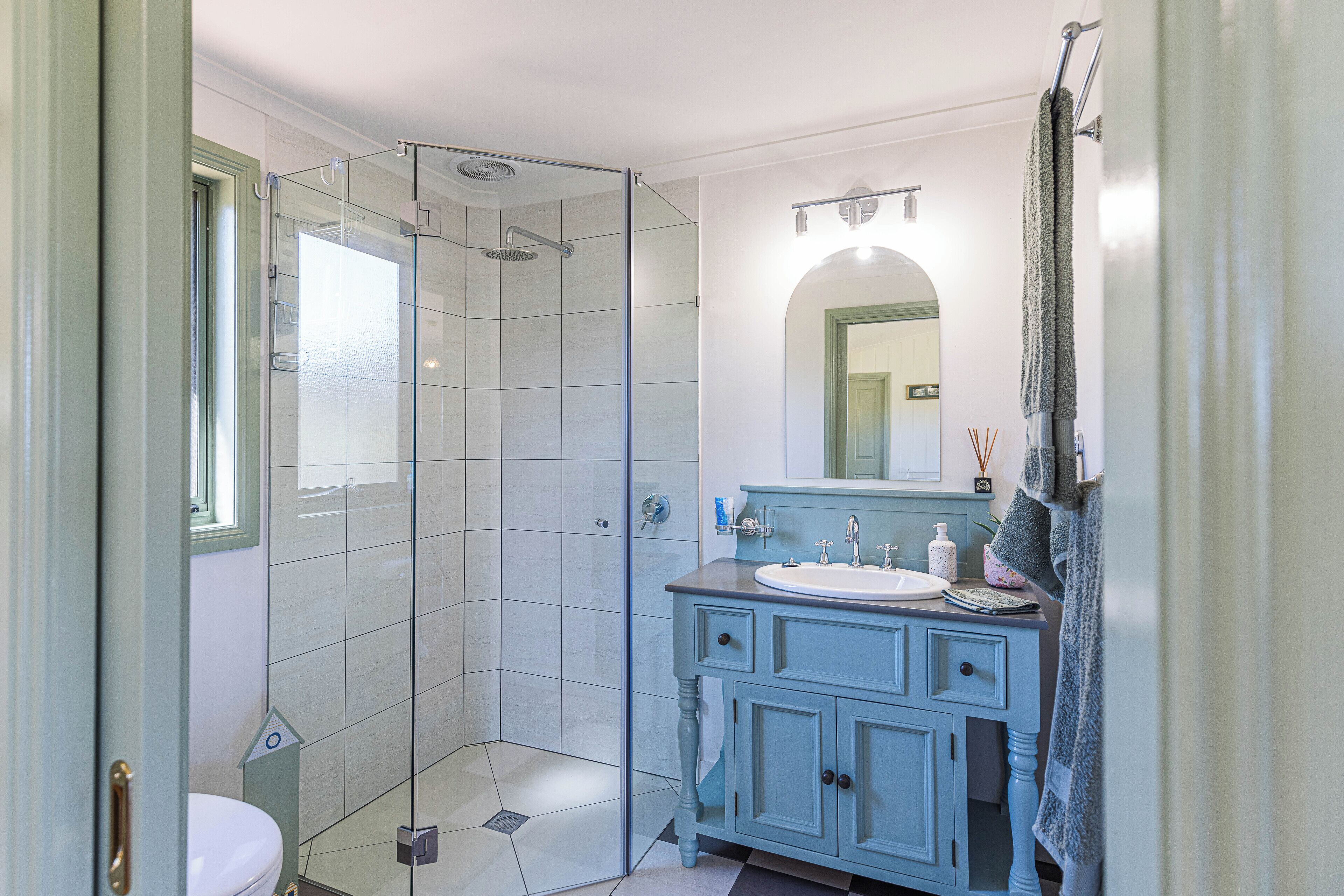 Towels, soap, toilet paper