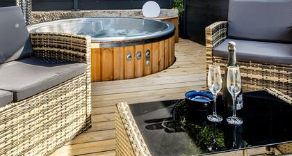 Love room la courtisane - spa sur terrasse de 40 m2 - love-room-alsace-67