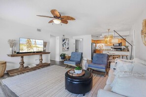 TV, DVD player, offices