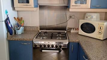 Microondas, horno, placa de cocina, lavavajillas