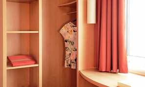 In-room safe, desk, blackout curtains, soundproofing