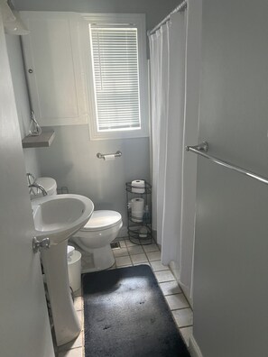 Towels, soap, toilet paper