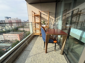 Suite Studio Supérieure, balcon, vue ville | Balcon