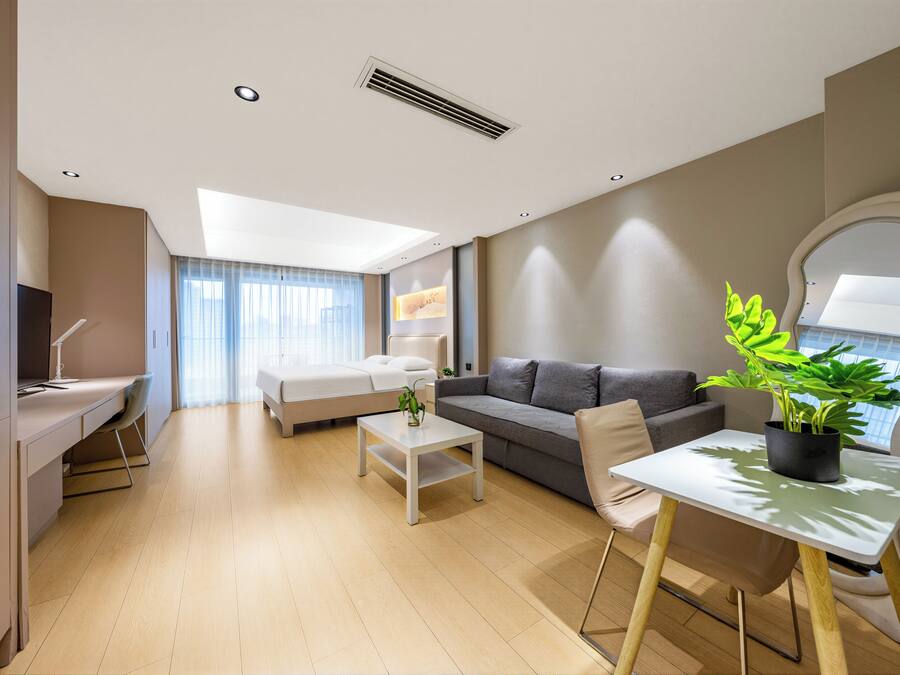 Suite Studio Supérieure, balcon, vue ville | Décoration personnalisée, bureau