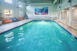 Indoor pool, outdoor pool