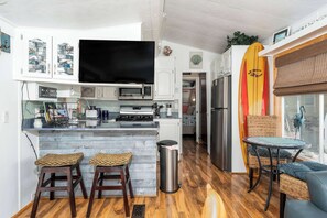 Fridge, microwave, oven, stovetop - Charming 1BR Waterfront Retreat with Private Patio (Port Isabel)