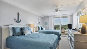 2 bedrooms, desk, iron/ironing board, WiFi