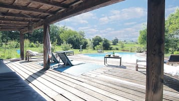 Seasonal outdoor pool