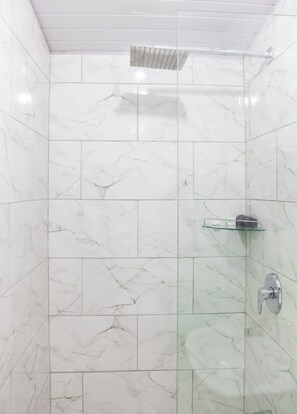 Towels, soap, toilet paper