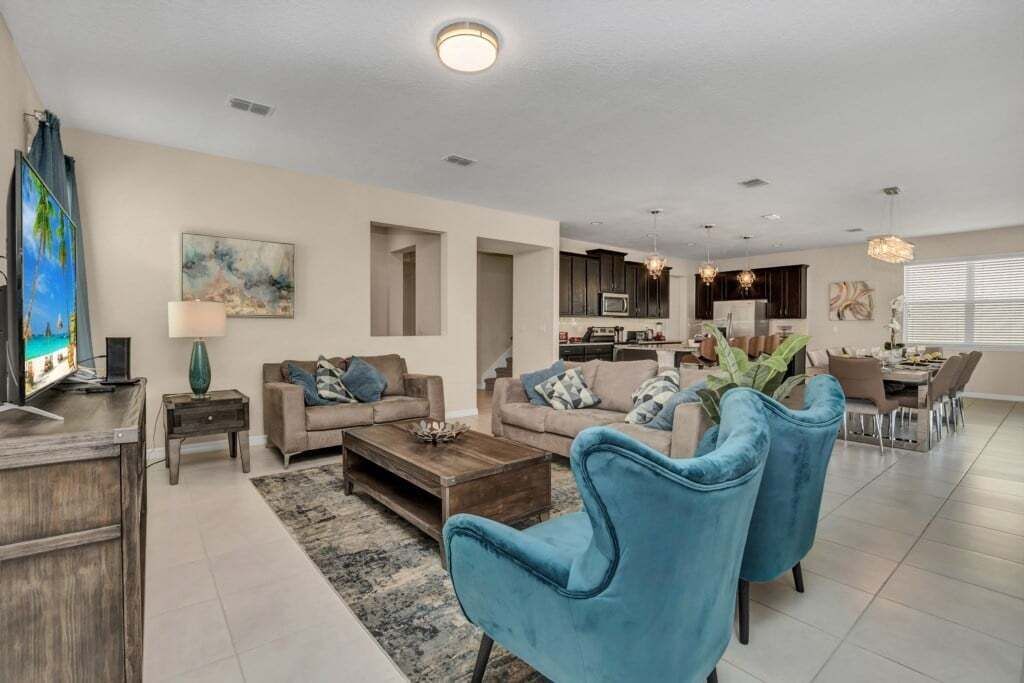 Villa, 5 chambres | Coin séjour