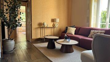 Deluxe Quadruple Room, Non Smoking, Garden View | In-room safe, iron/ironing board, free WiFi