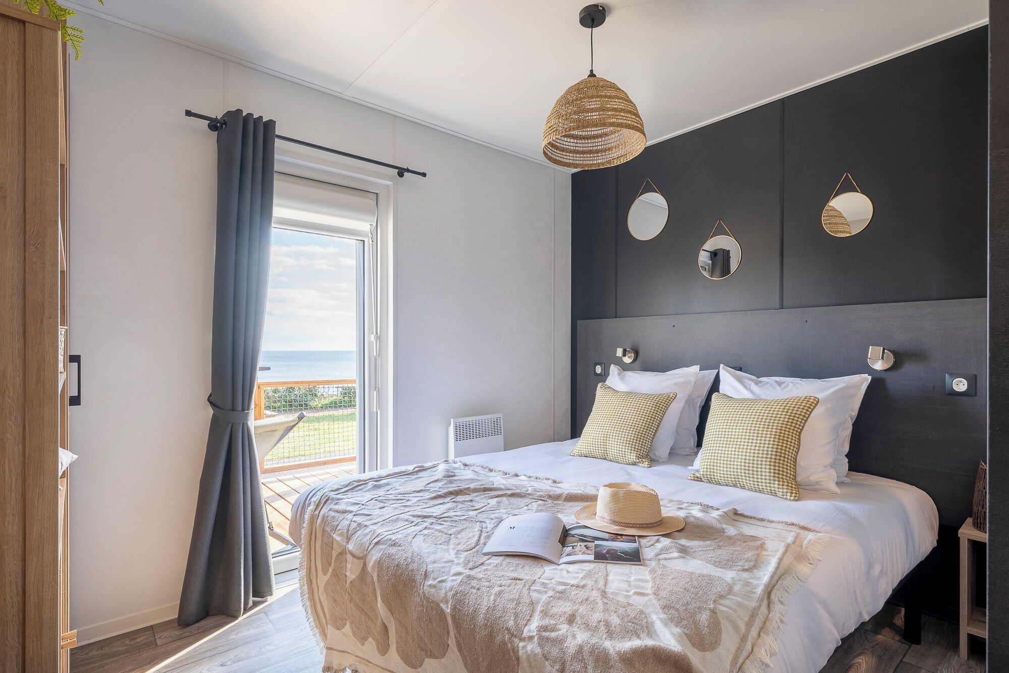 2 chambres, draps fournis