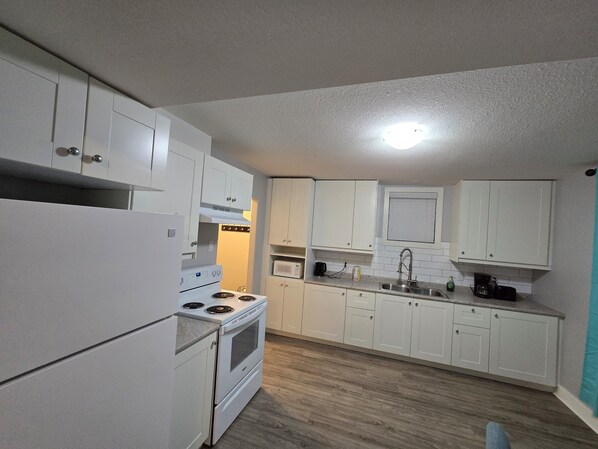 Microwave, oven, stovetop
