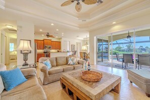 Smart TV, table tennis, books, computer monitors