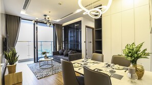Deluxe Double Room Single Use, City View | In-room safe, desk, laptop workspace, blackout drapes