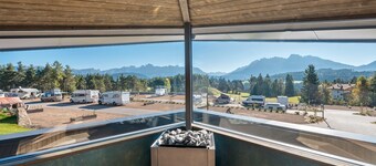 Chalet 'X-Camping Lodge 2' with Dolomite Views, Private Terrace and Wi-Fi