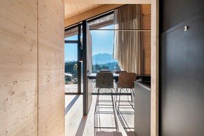 Interior - Apartment 'X-Camping Lodge 6' with Dolomite Views, Private Terrace and Wi-Fi (Deutschnofen)
